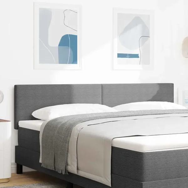 Tête de lit Gris clair 180 cm Tissu en velours côtelé