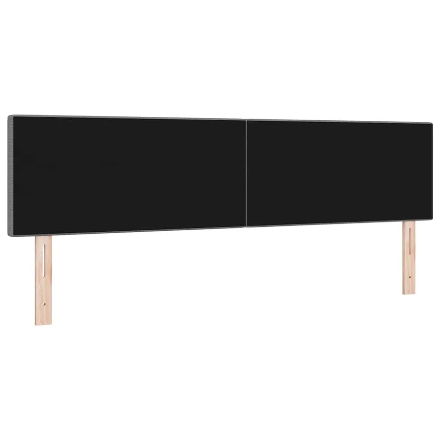 Tête de lit Gris clair 180 cm Tissu en velours côtelé - 6