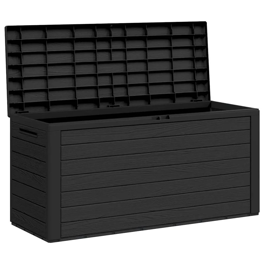Garden storage box Anthracite 116x44x55 cm - 4