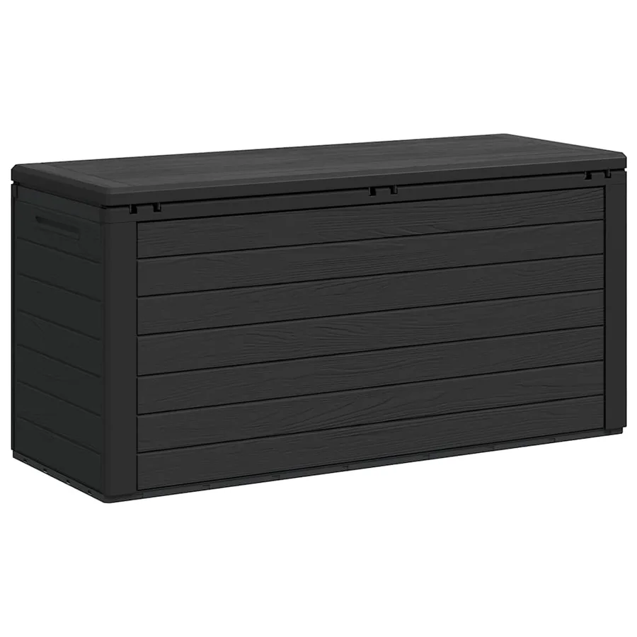 Boîte de rangement de jardin Anthracite 116x44x55 cm - 6