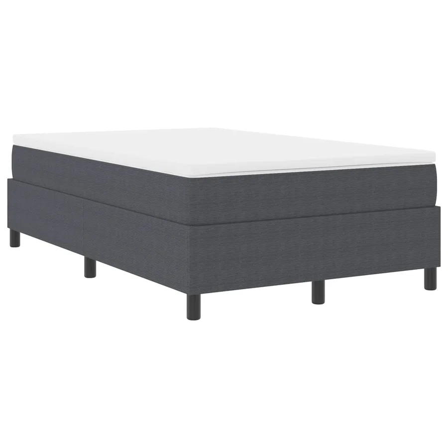 Cadre de lit plateforme Gris foncé 120 x 200 cm - 4