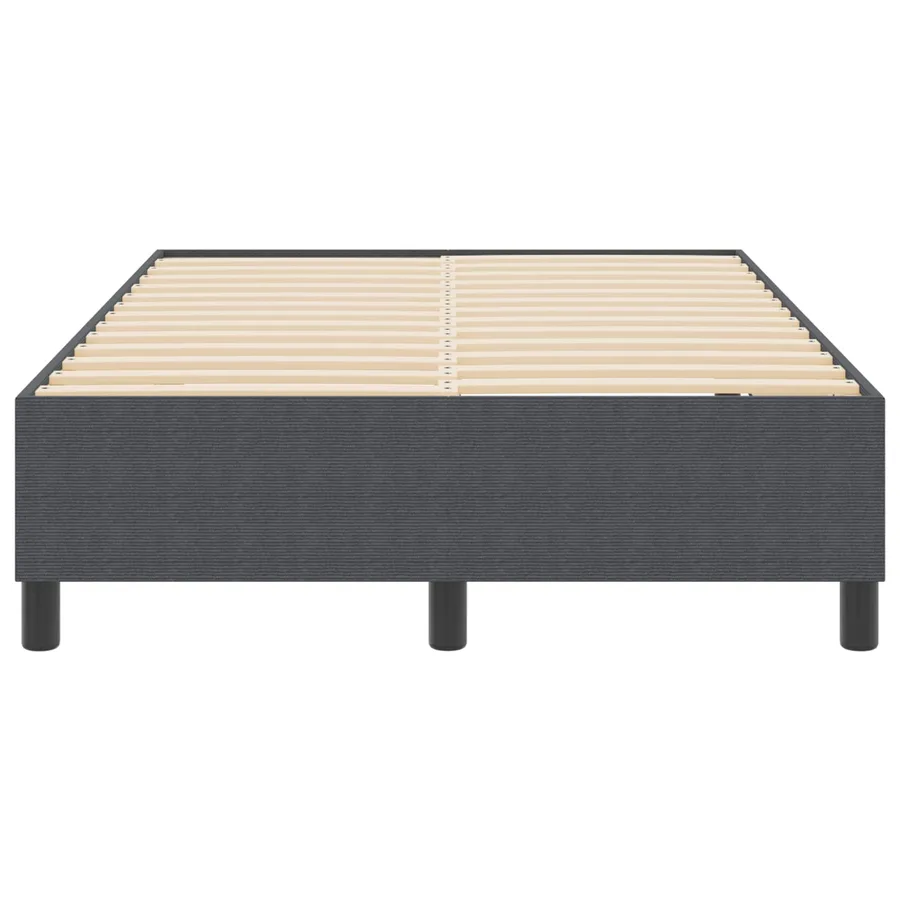 Cadre de lit plateforme Gris foncé 120 x 200 cm - 5