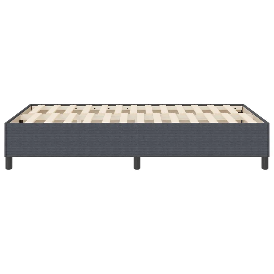 Cadre de lit plateforme Gris foncé 120 x 200 cm - 6