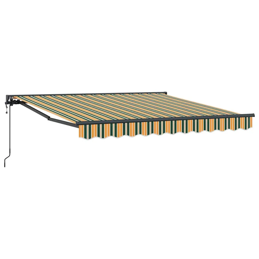 Cadre d'auvent Vert et jaune 350 x 250 cm - 2