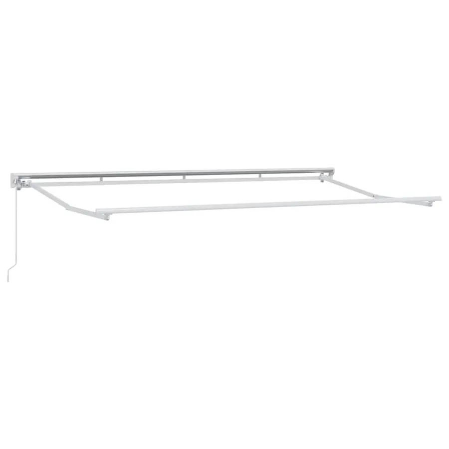 Cadre d'auvent Vert et blanc 400 x 200 cm - 5