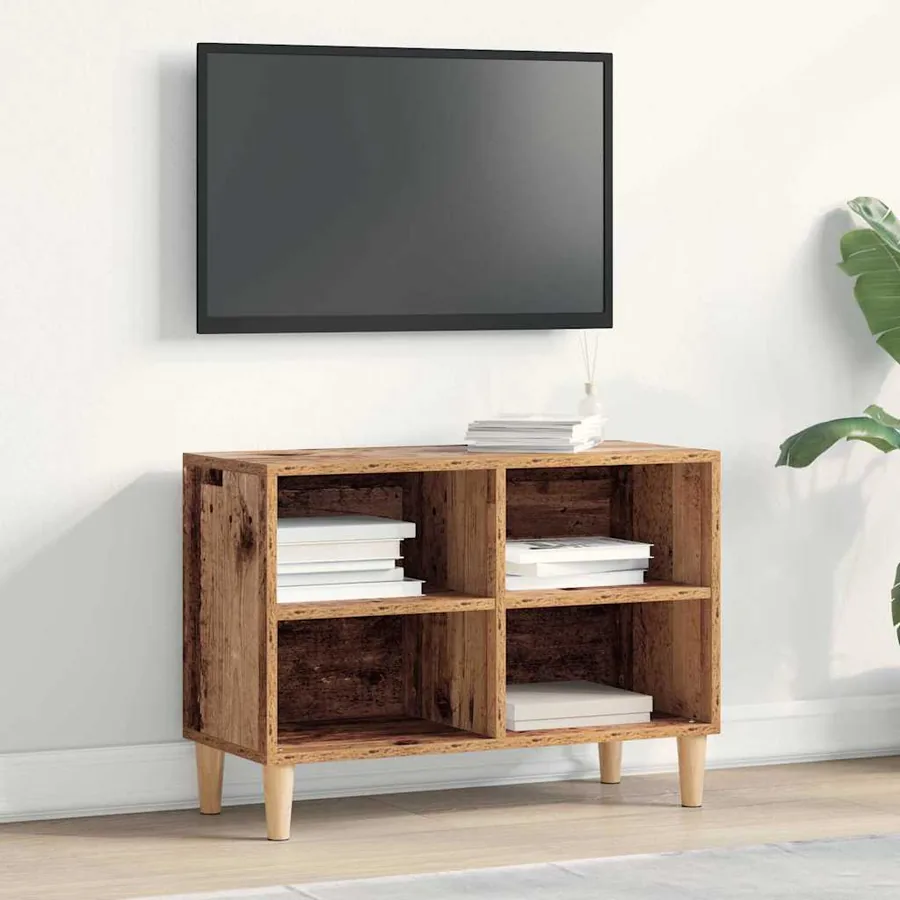 Meuble TV Bois ancien 69,5 x 30 x 50 cm Bois d'ingénierie