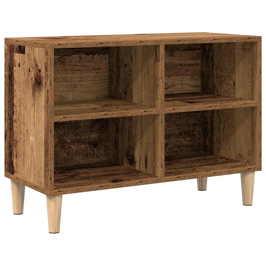 Meuble TV Bois ancien 69,5 x 30 x 50 cm Bois d'ingénierie - 2