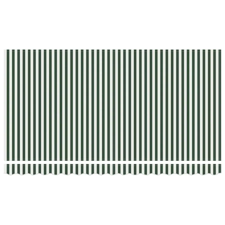 Auvent Rétractable Vert 400 x 200 cm tissu - 7