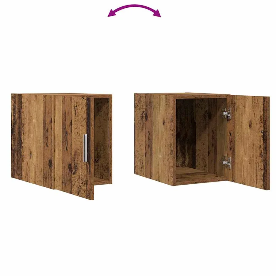 Armoire Murale Montage mural Bois ancien 30 x 42,5 x 39,5 cm - 9