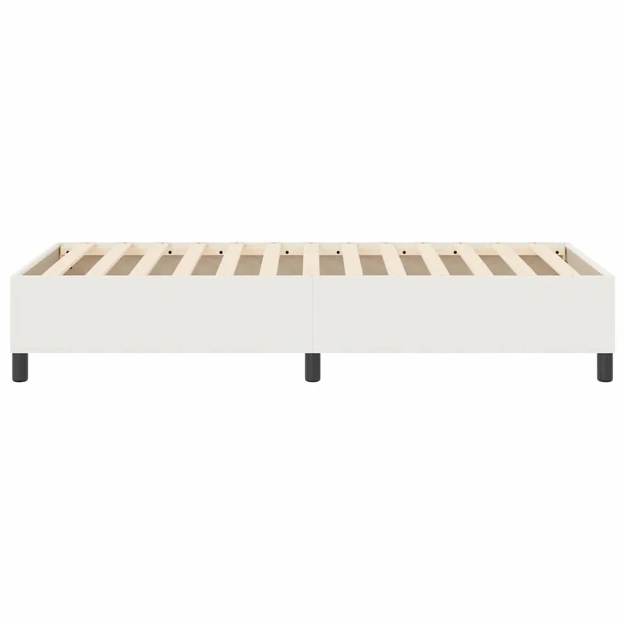 Cadre de lit plateforme Crème 80 x 200 cm - 6