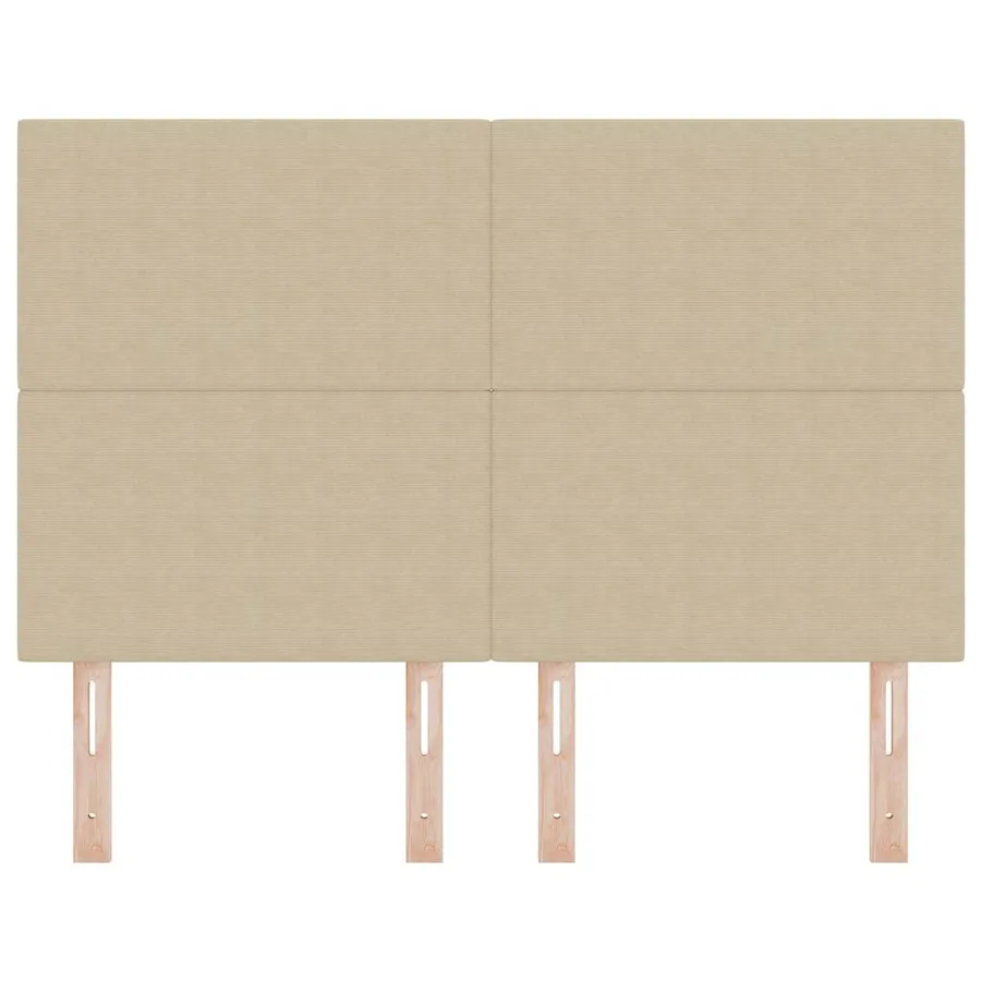 Tête de lit LED Vert gris 160 cm Tissu en velours côtelé - 5