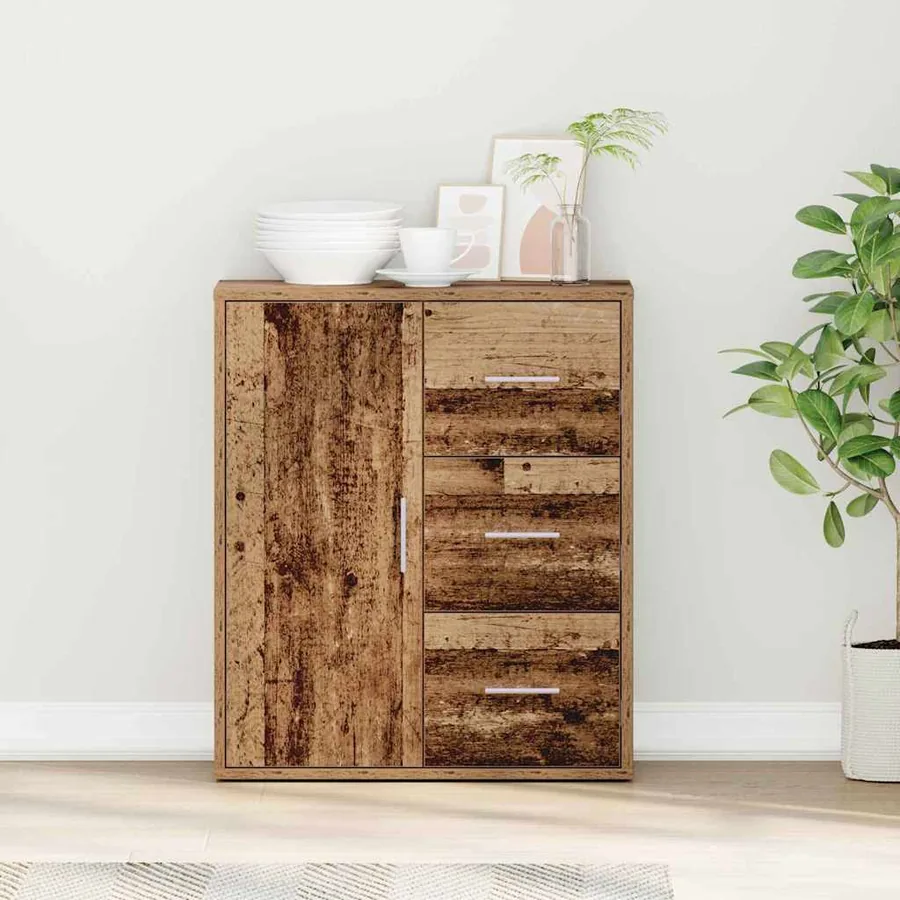 Buffet Bois ancien 60 x 31 x 70 cm Bois d'ingénierie