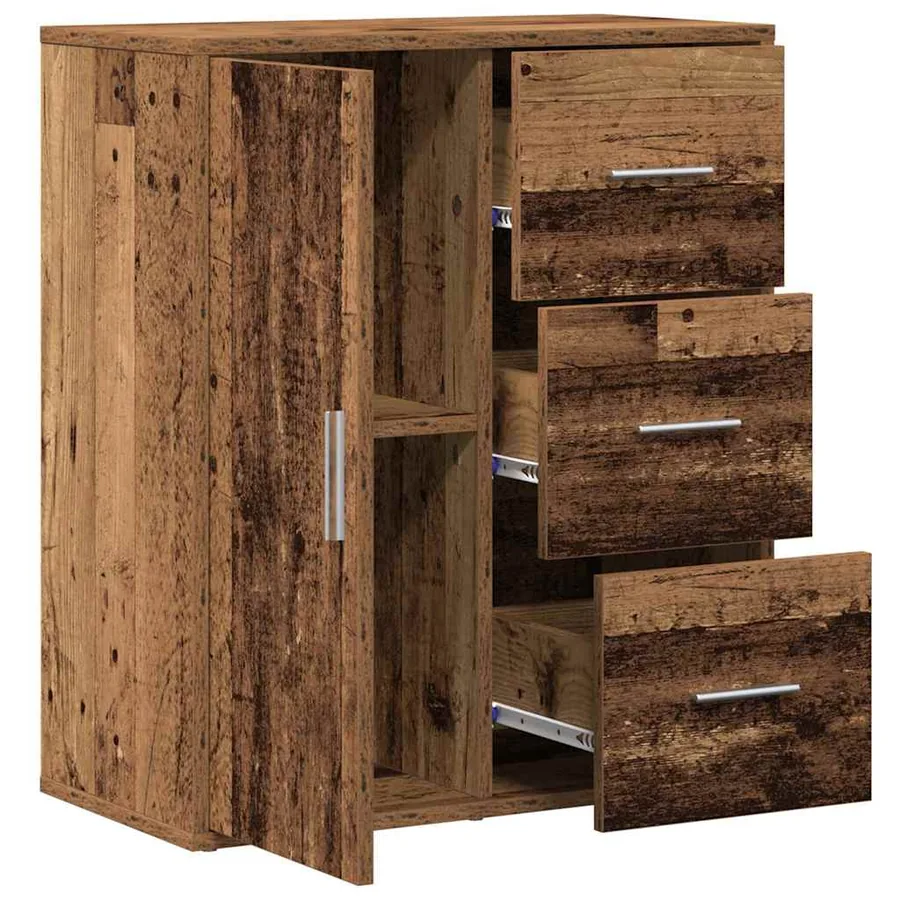 Buffet Bois ancien 60 x 31 x 70 cm Bois d'ingénierie - 5