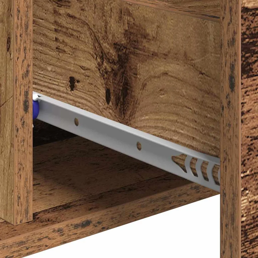 Buffet Bois ancien 60 x 31 x 70 cm Bois d'ingénierie - 9