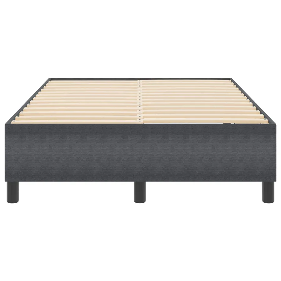 Cadre de lit plateforme Gris foncé 120 x 190 cm - 5