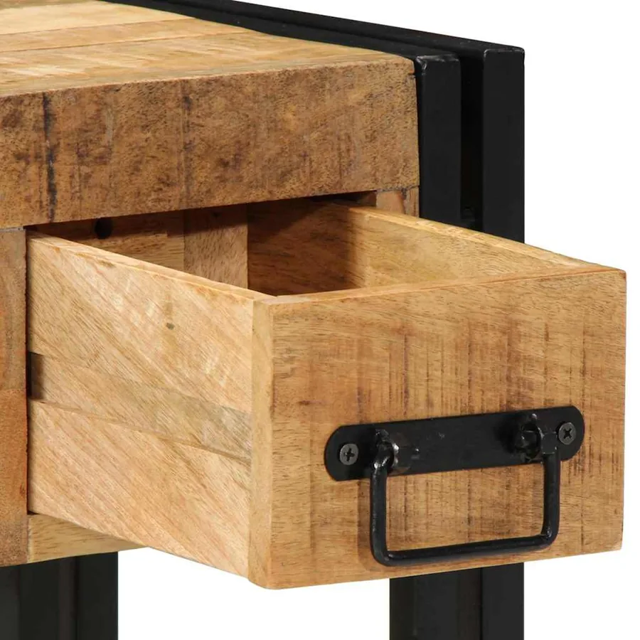 Table d'appoint 30 x 30 x 40 cm Bois de mangue massif - 9
