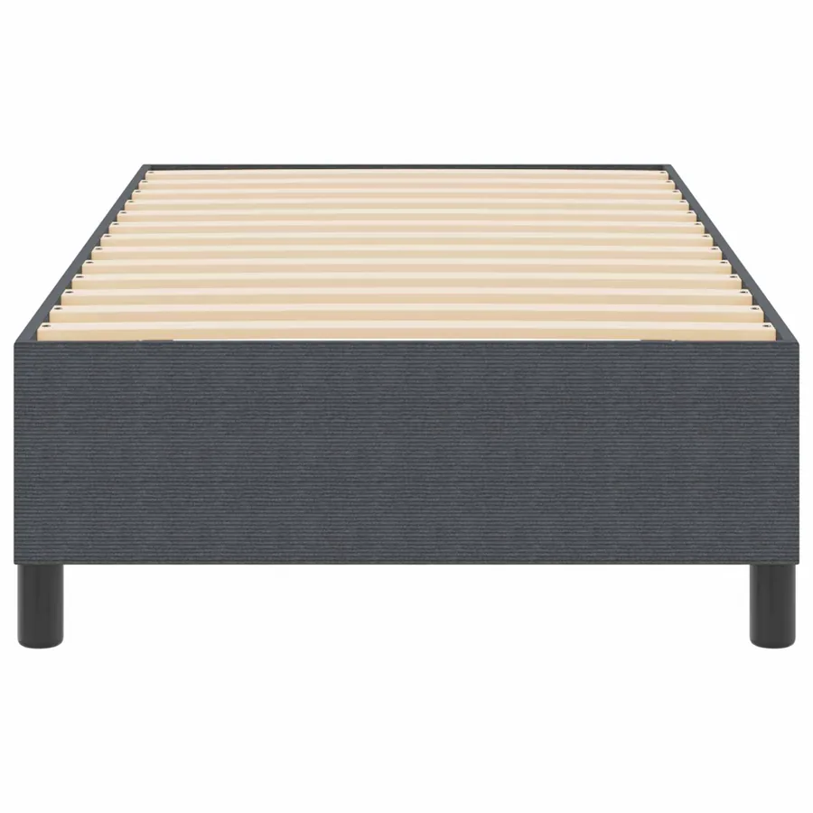 Cadre de lit plateforme Gris foncé 100 x 200 cm - 5