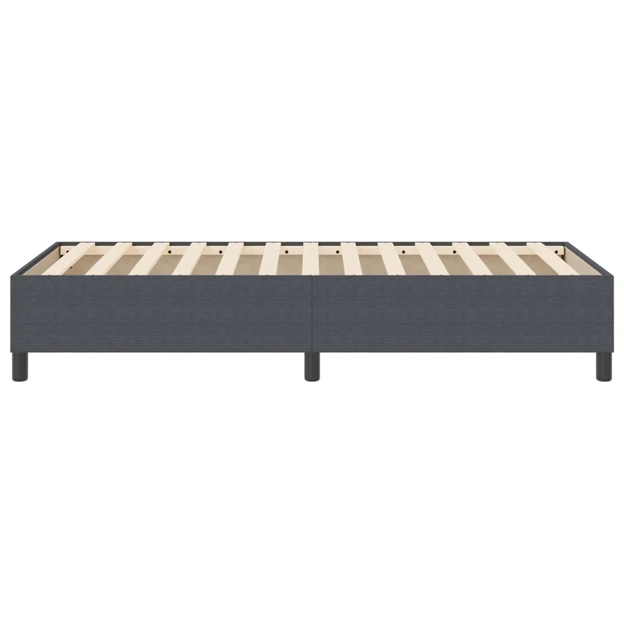 Cadre de lit plateforme Gris foncé 100 x 200 cm - 6