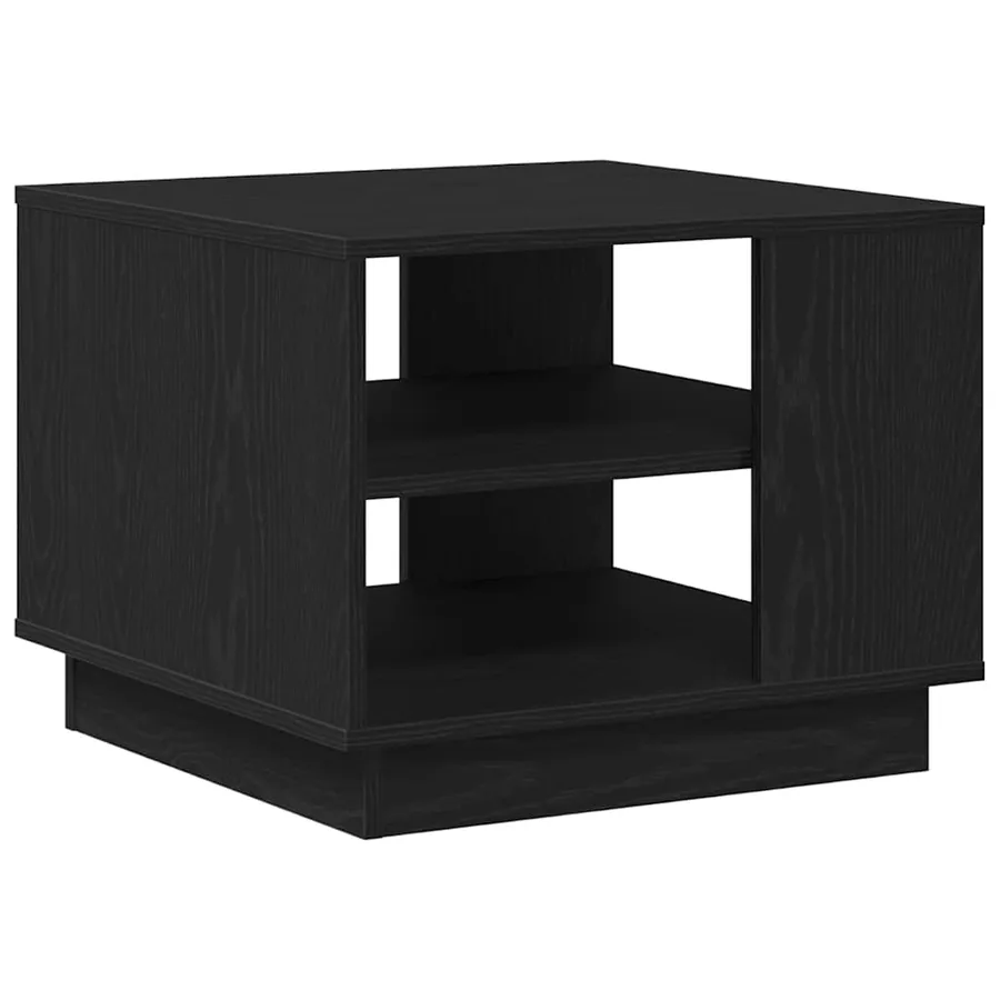 Table basse Chêne noir 55 x 55 x 42 cm Bois d'ingénierie - 2