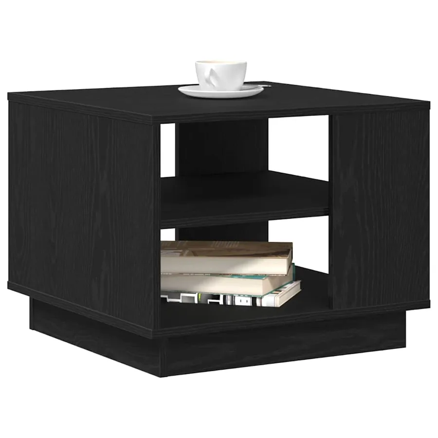 Table basse Chêne noir 55 x 55 x 42 cm Bois d'ingénierie - 3