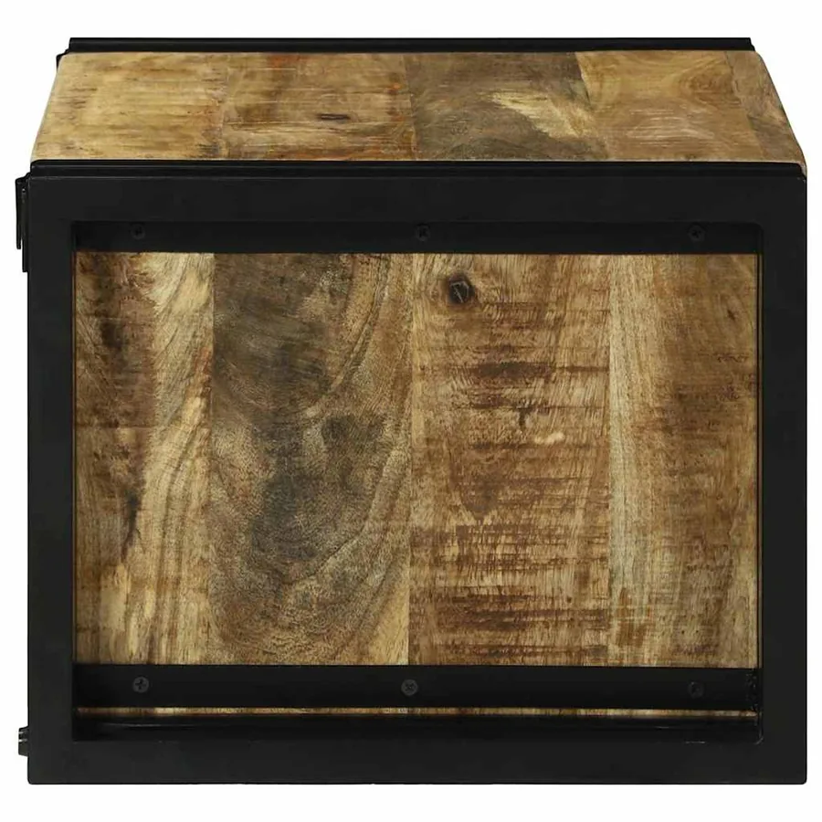 Étagère à vin 2 pcs 46 x 35 x 27,5 cm Bois de mangue massif - 5