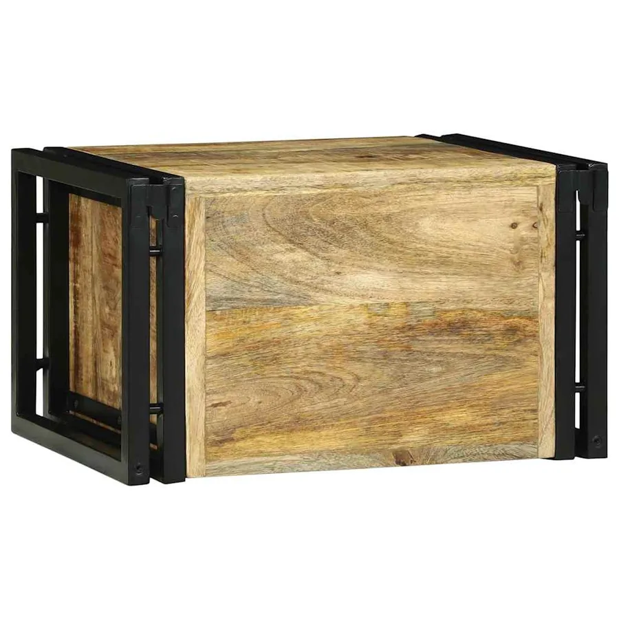 Étagère à vin 2 pcs 46 x 35 x 27,5 cm Bois de mangue massif - 6
