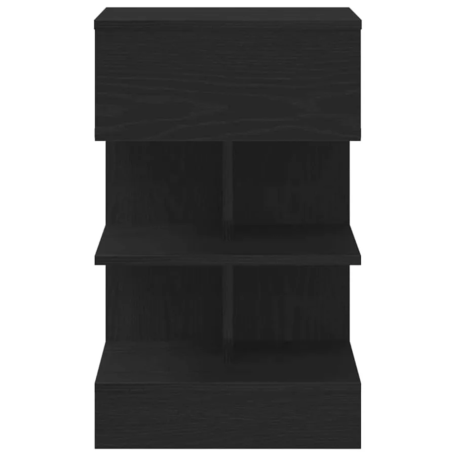 Cabinet de chevet avec tiroir 2 pcs Chêne noir 40 x 35 x 65 cm - 7