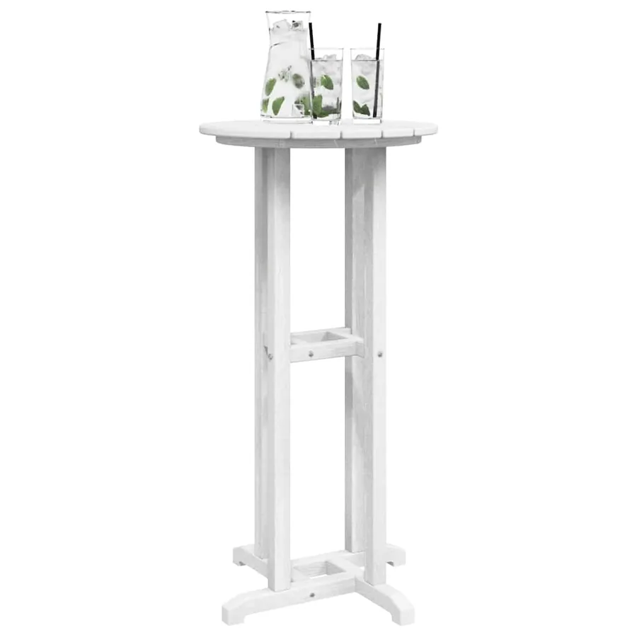 Table de bar Blanc 55 x 55 x 107 cm Polyéthylène - 3