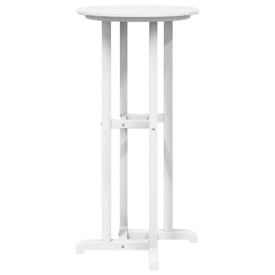 Table de bar Blanc 55 x 55 x 107 cm Polyéthylène - 6