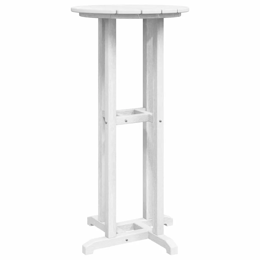 Table de bar Blanc 55 x 55 x 107 cm Polyéthylène - 7