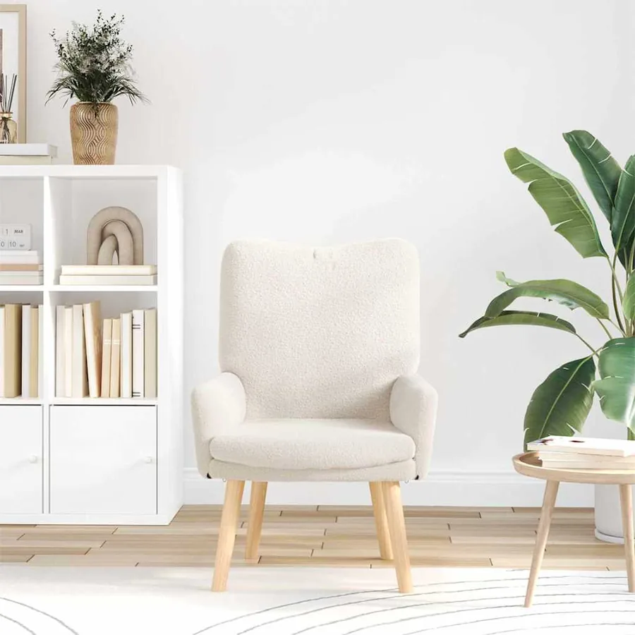 fauteuil Crème 63 x 67 x 94 cm - 3