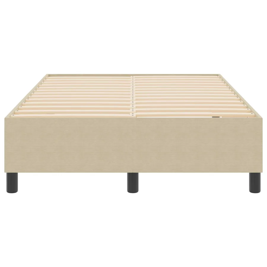 Cadre de lit plateforme Vert gris 120 x 190 cm - 5