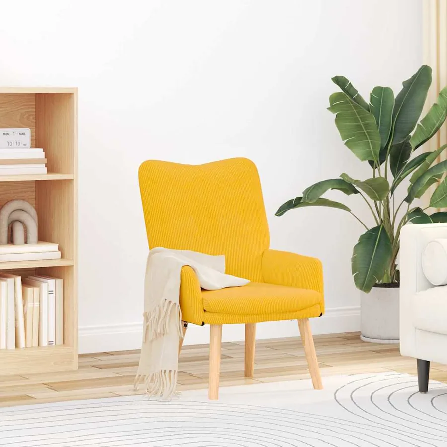 fauteuil Jaune clair 63 x 67 x 94 cm tissu