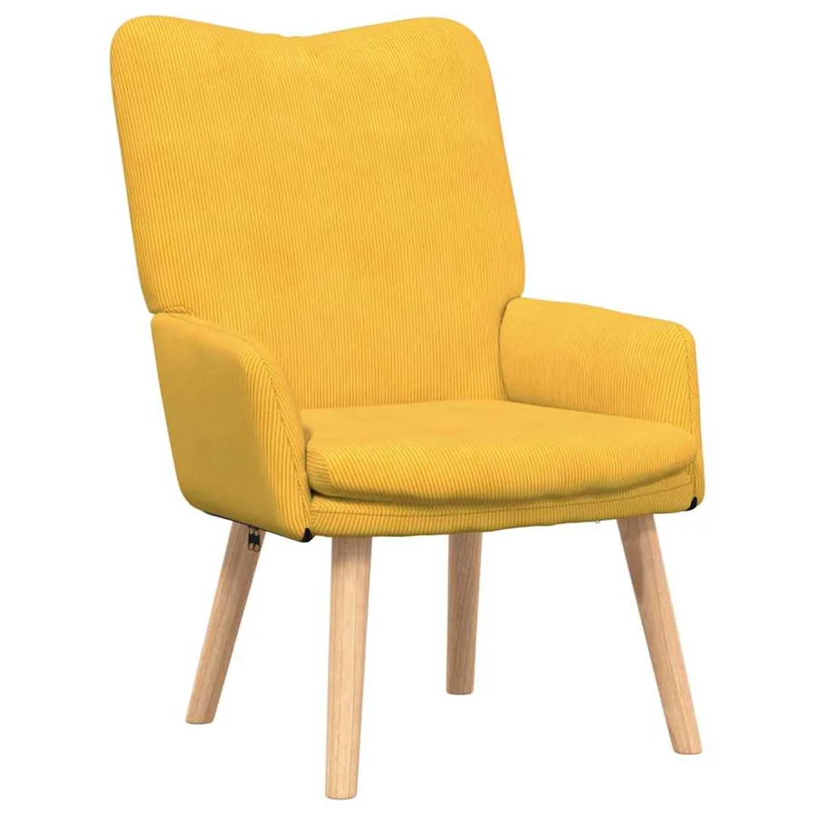 fauteuil Jaune clair 63 x 67 x 94 cm tissu - 2