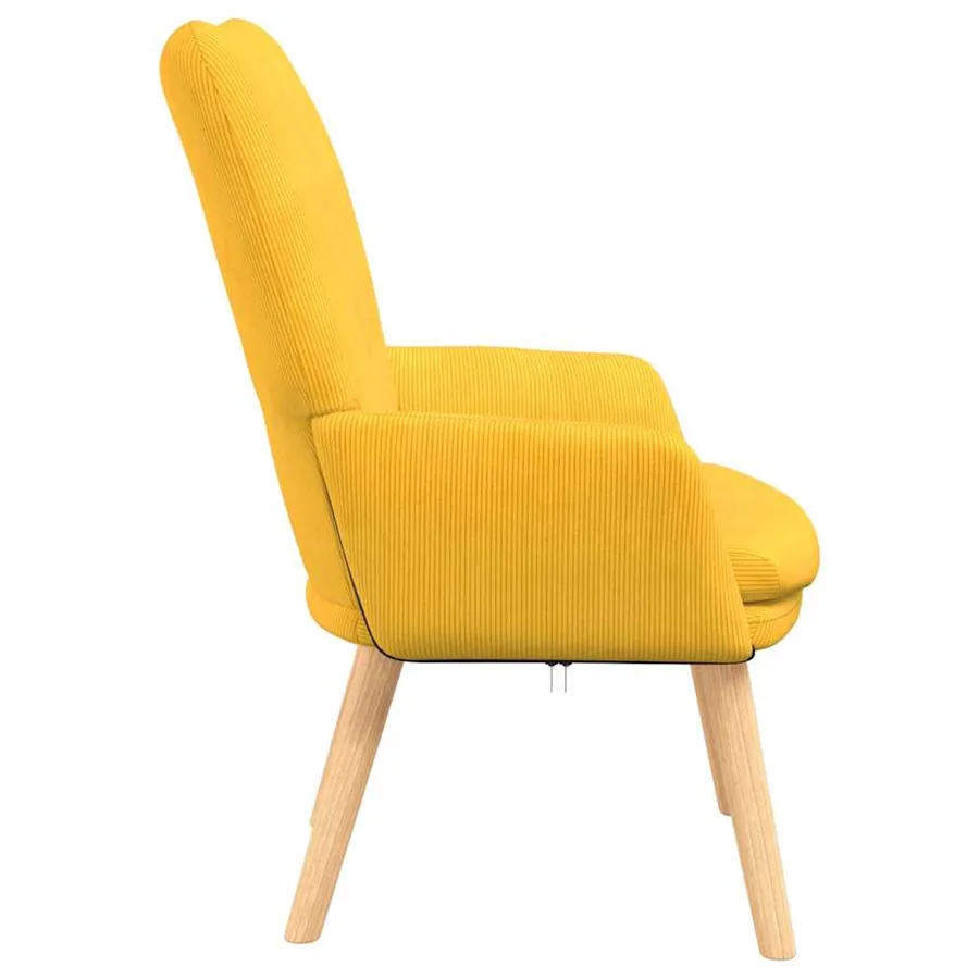 fauteuil Jaune clair 63 x 67 x 94 cm tissu - 5