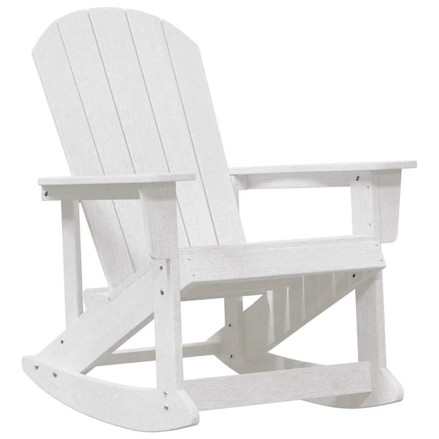 Ensemble de salon de jardin 3 pcs Blanc HDPE - 5