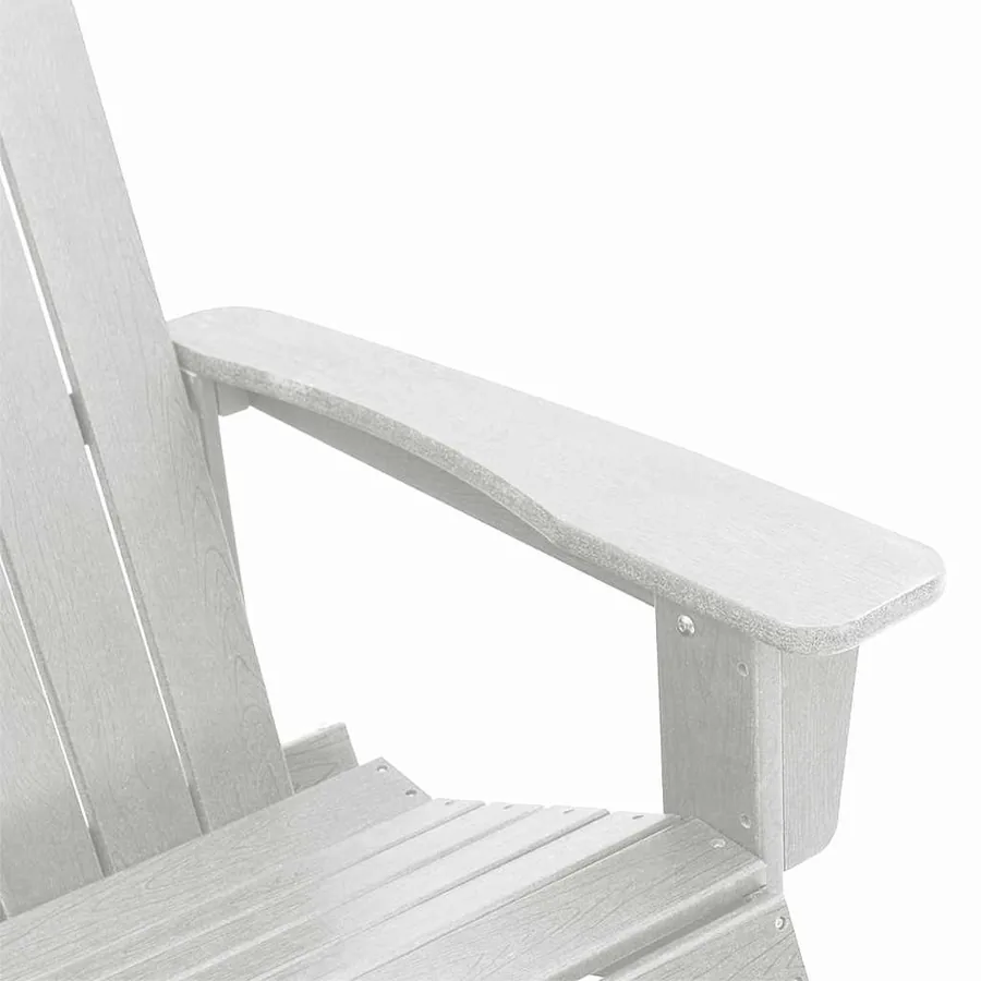 Ensemble de salon de jardin 3 pcs Blanc HDPE - 7