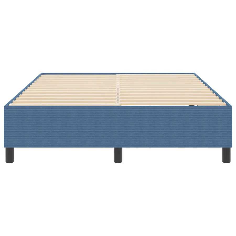 Cadre de lit plateforme Bleu 160 x 200 cm - 5