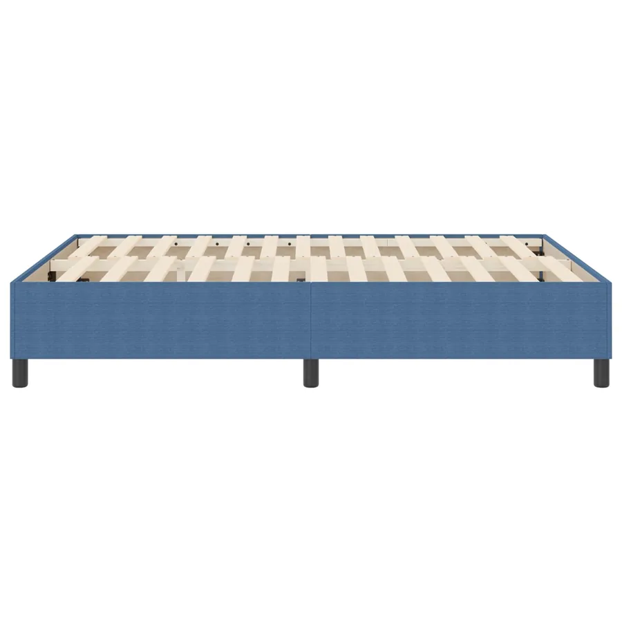 Cadre de lit plateforme Bleu 160 x 200 cm - 6