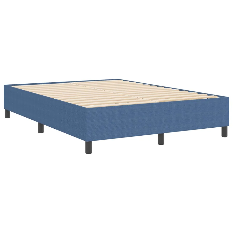 Cadre de lit plateforme Bleu 160 x 200 cm - 7