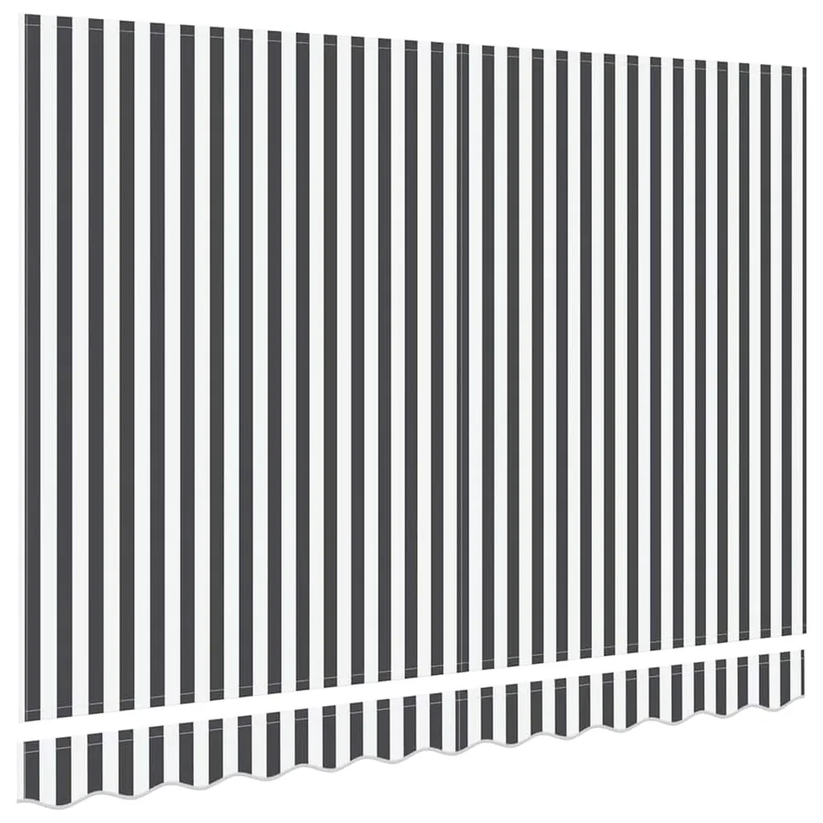 Toile de rechange pour auvent Anthracite et blanc 3 x 2 m - 4