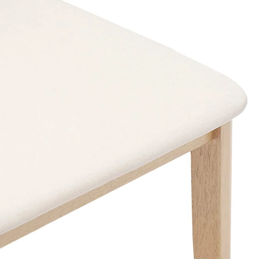 Chaises à manger coussins 2 pcs bois massif caoutchouc - 8