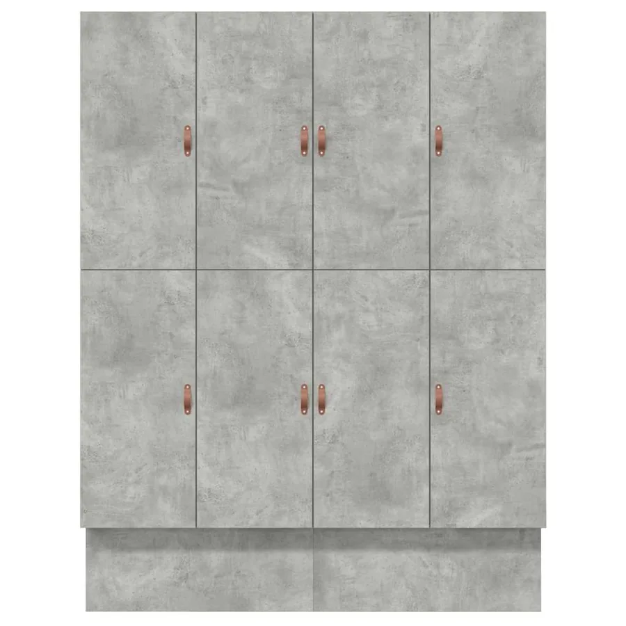 Cadre de lit avec rangement Gris béton 180 cm Bois d'ingénierie - 7