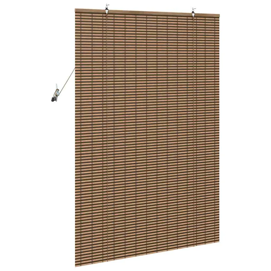 Store enrouleur Marron 120 x 160 cm Bambou - 5