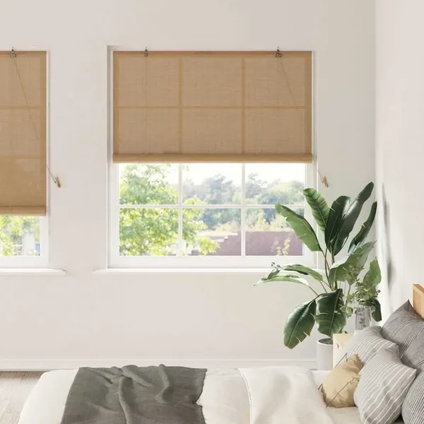 Store enrouleur Marron 140 x 220 cm Bambou