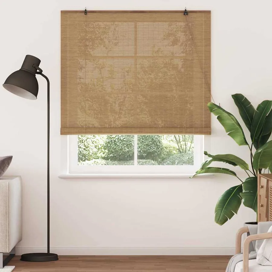 Store enrouleur Marron 140 x 220 cm Bambou - 3