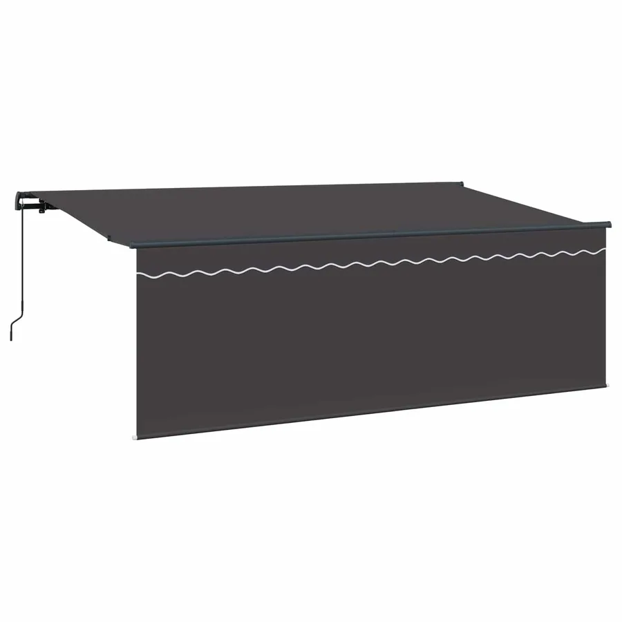 Auvent Rétractable Anthracite 350 x 200 cm - 2