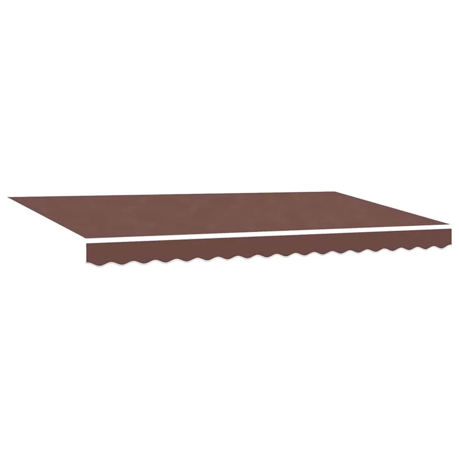 Auvent Rétractable Marron 400 x 200 cm tissu - 5