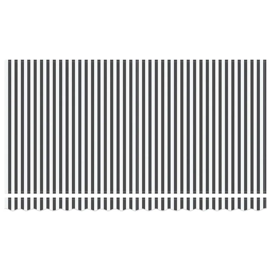 Auvent Rétractable Anthracite 400 x 200 cm tissu - 7