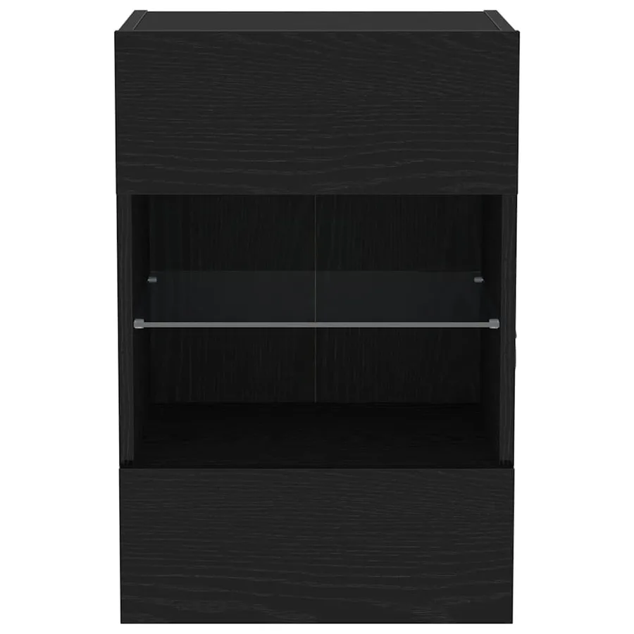 Ensemble meuble TV Noir 40 x 30 x 60,5 cm Bois d'ingénierie - 7